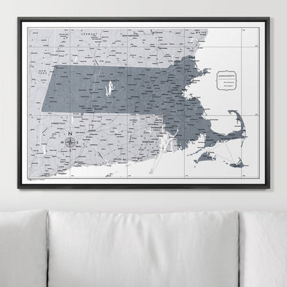 36" x 24" / Standard / Wood Grain Black