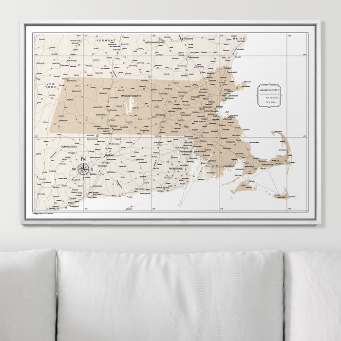 36" x 24" / Standard / Smooth White