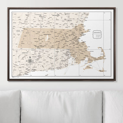 36" x 24" / Standard / Dark Walnut