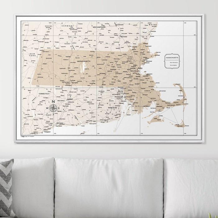 48" x 32" / Standard / Smooth White