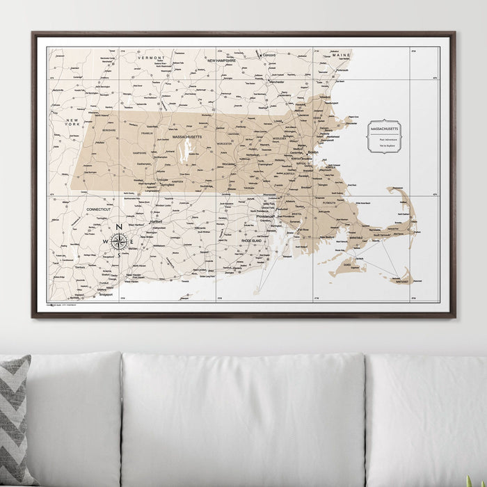 48" x 32" / Standard / Dark Walnut