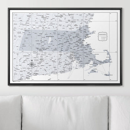 36" x 24" / Standard / Wood Grain Black