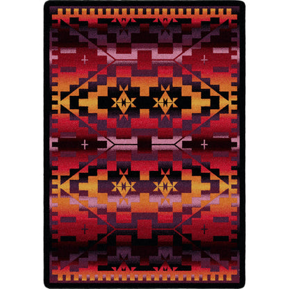 Image of an area rug, Rainbow Blanket - Sunset
