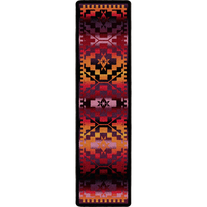 Image of an area rug, Rainbow Blanket - Sunset