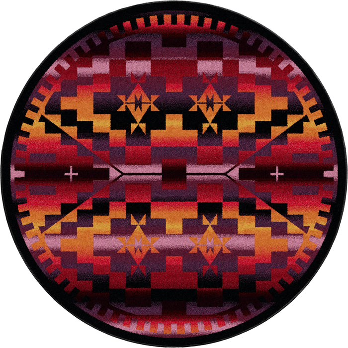Image of an area rug, Rainbow Blanket - Sunset