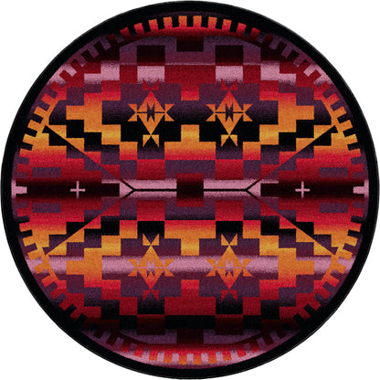 Image of an area rug, Rainbow Blanket - Sunset