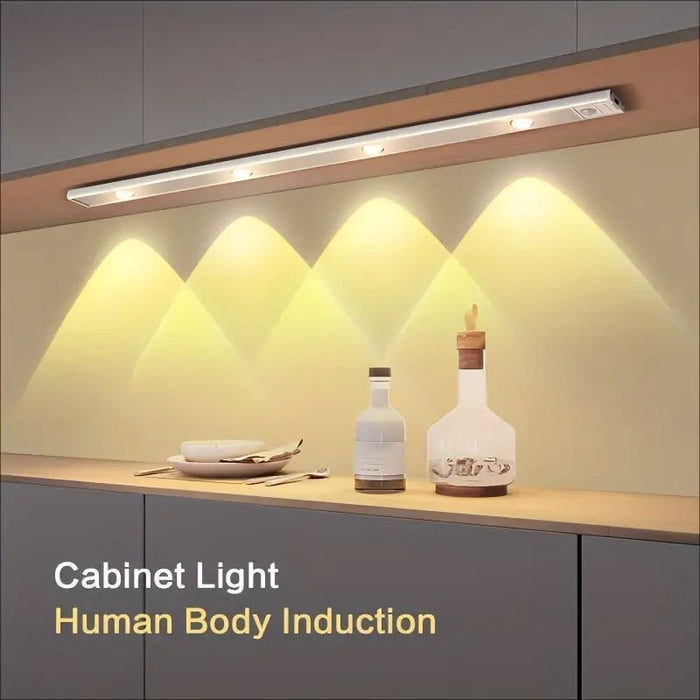 Rechargeable Intelligent Cabinet Light – 100cm Motion Sensor LED Lighting