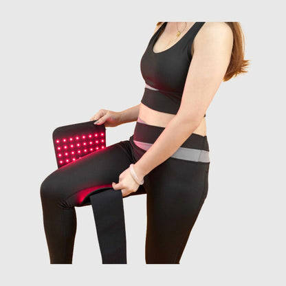 Flexible portable red light therapy belt for muscle and joint support