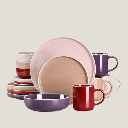 Red Peach Tableware Set