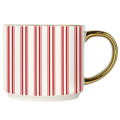 Red Stripe Coffee Mug