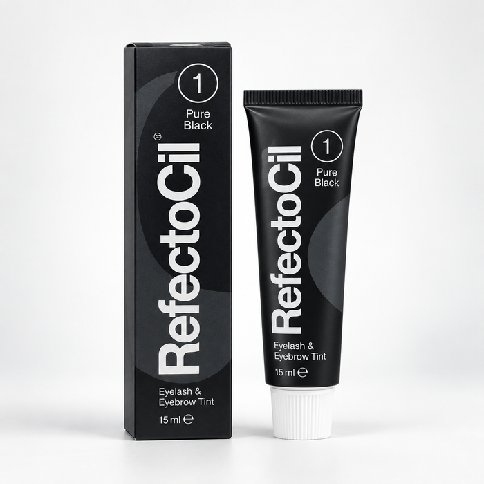 RefectoCil 1 Pure Black eyelash and eyebrow tint 15ml