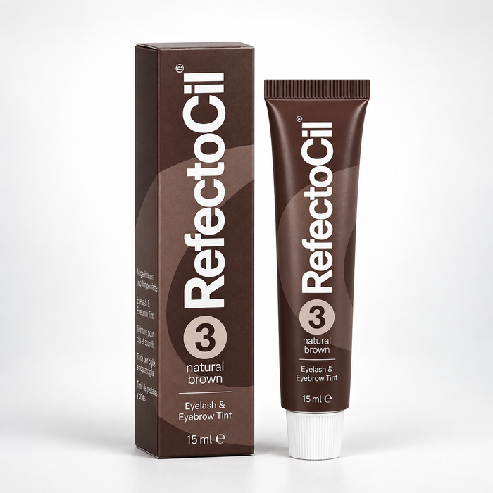 RefectoCil 3 Natural Brown eyelash and eyebrow tint 15ml