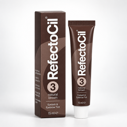 RefectoCil 3 Natural Brown eyelash and eyebrow tint 15ml