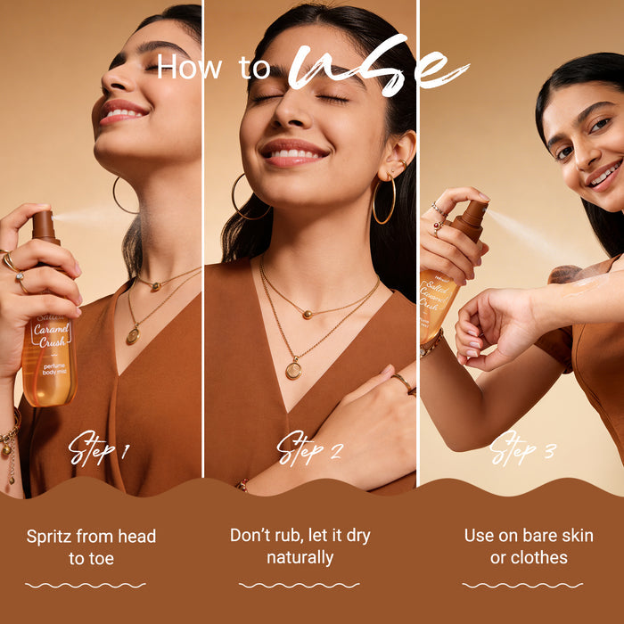 Refresh+ Perfume Body Mist - Salted Caramel Crush 150ml