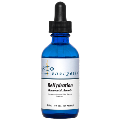 ReHydration is a homeopathic combination formula for the symptoms associated with fluid imbalances.