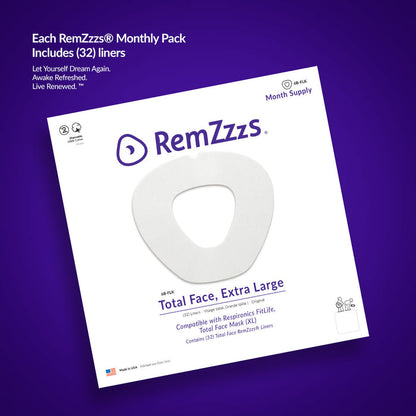 RemZzzs® 6B-FLK Total Face CPAP Mask Liner | XL