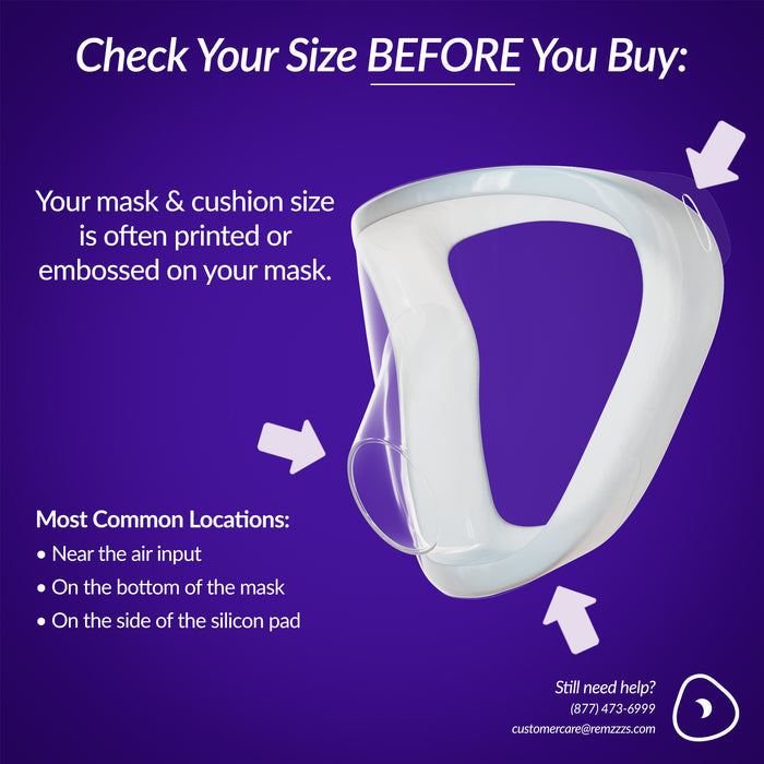RemZzzs® 6B-FLK Total Face CPAP Mask Liner | XL