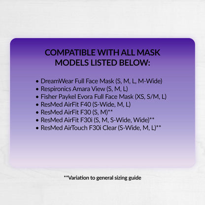 RemZzzs® 6C-AVK Minimal Contact CPAP Mask Liner | Universal