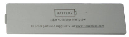 MT02SW and MT04SW battery compartment cover