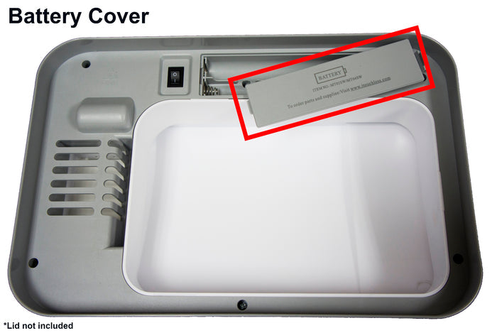 MT02SW and MT04SW battery compartment cover location