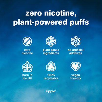 Ripple+ Relax - Jasmine Zero Nicotine Diffuser - 1,000 Puffs: 40g