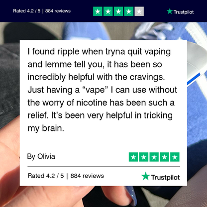 Ripple+ Relax - Jasmine Zero Nicotine Diffuser - 1,000 Puffs: 40g