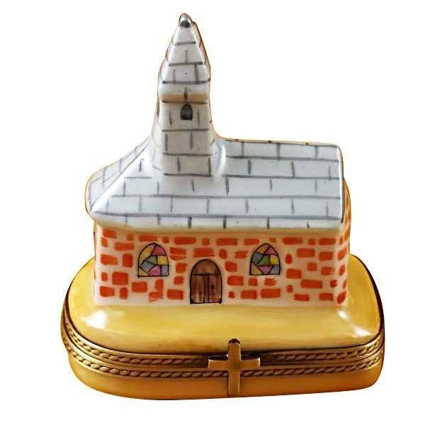 Church limoges box Porcelain Limoges Religion wedding French Trinket Box