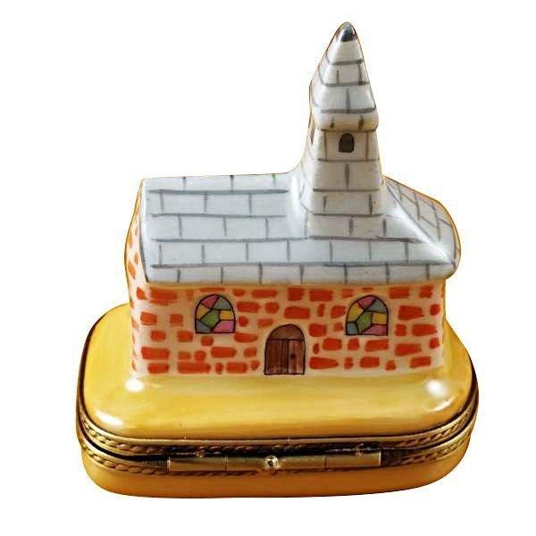 Church limoges box Porcelain Limoges Religion wedding French Trinket Box