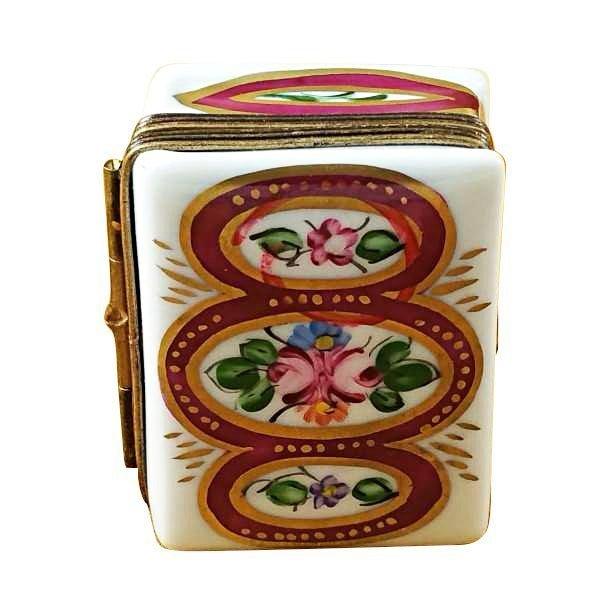 Decorated Book limoges box Porcelain Limoges French Trinket Box