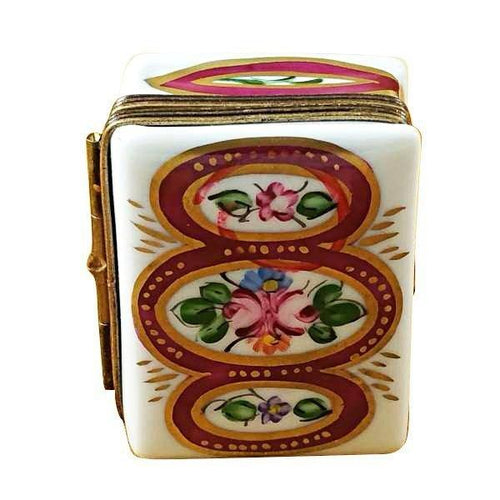 Decorated Book limoges box Porcelain Limoges French Trinket Box