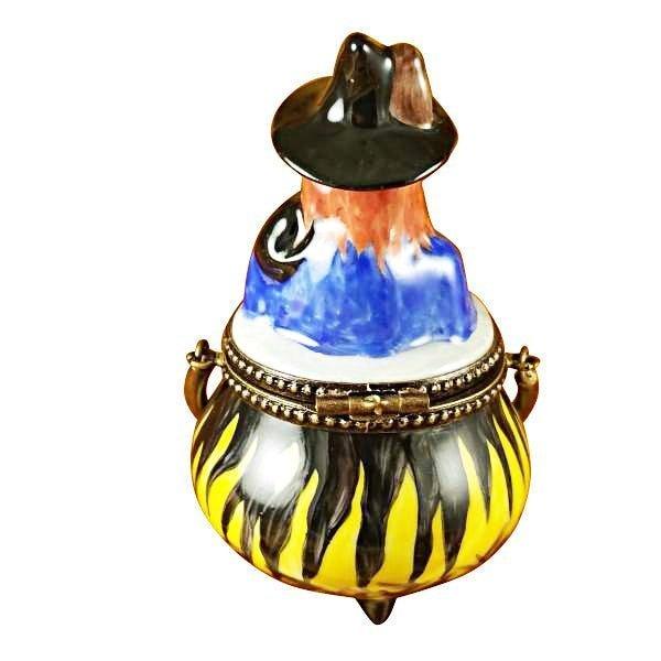 Witch in a Pot limoges box Porcelain Limoges French Trinket Box