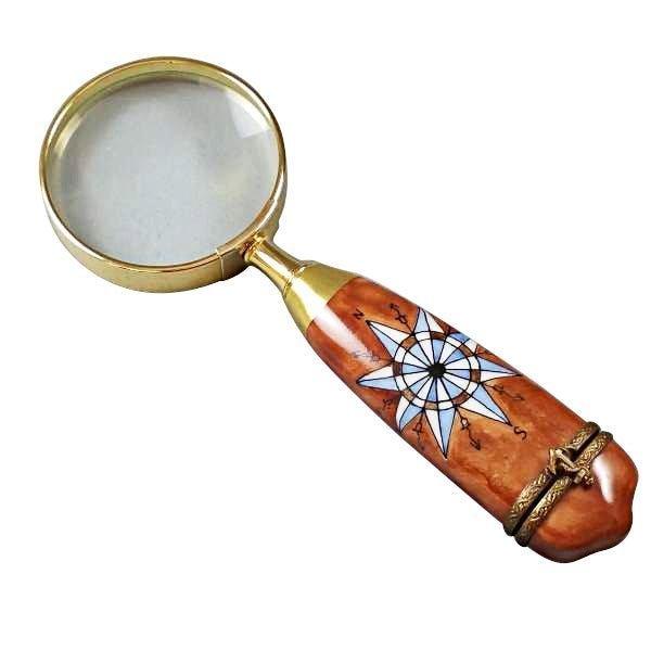 Magnifying Glass limoges box Porcelain Limoges French Trinket Box