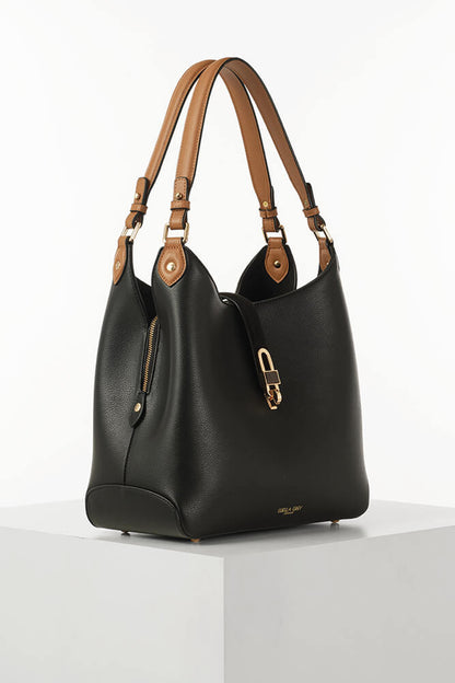 Romany Black Hobo Tote