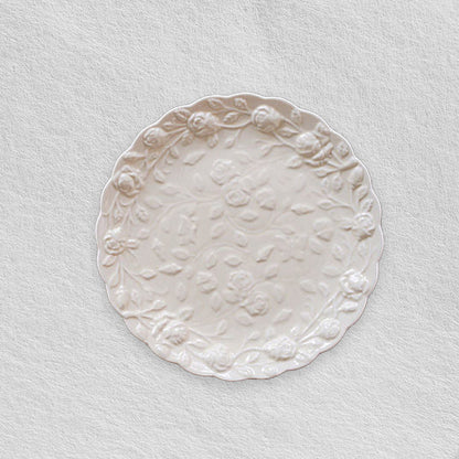 Rose Embossed Plates