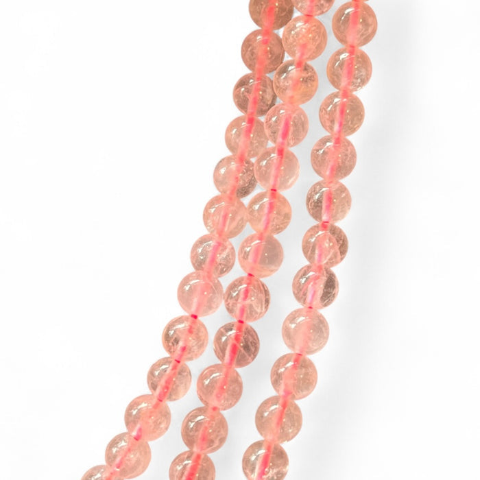 Rose Quartz 6mm crystal bead strand