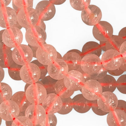 Rose Quartz 6mm Bead Strand – 14" Natural Crystal Beads for Jewelry Making & Heart Healing