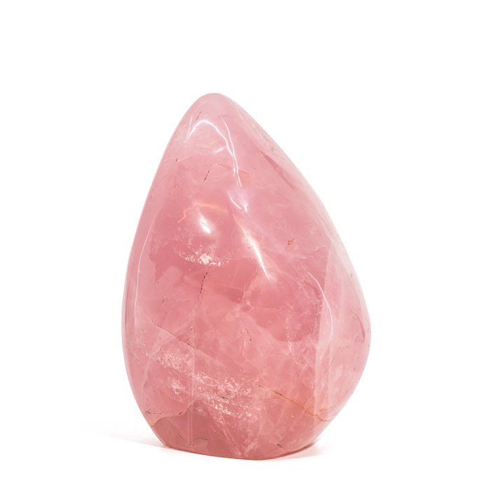 Rose Quartz 7.6 Inch 3.2kg Polished Freeform Crystal - Madagascar