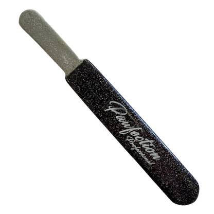 Round Curved Stripping File (FINE) w/ Black Glitter Handle