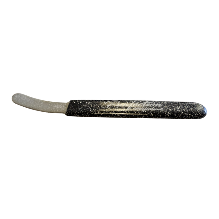 Round Curved Stripping File (FINE) w/ Black Glitter Handle