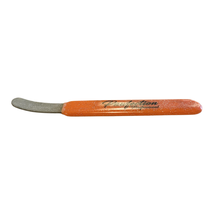 Round Curved Stripping File (FINE) w/ Orange Glitter Handle