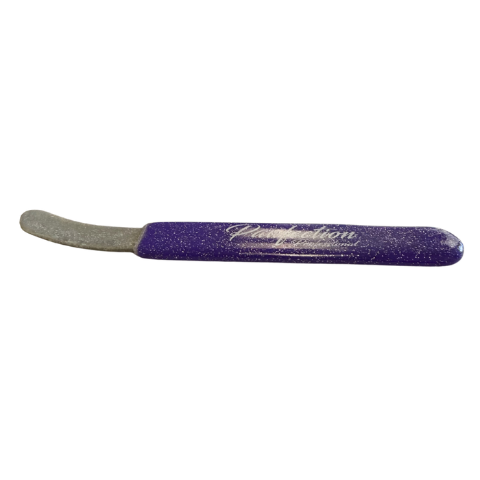 Round Curved Stripping File (FINE) w/ Purple Glitter Handle