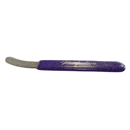 Round Curved Stripping File (FINE) w/ Purple Glitter Handle