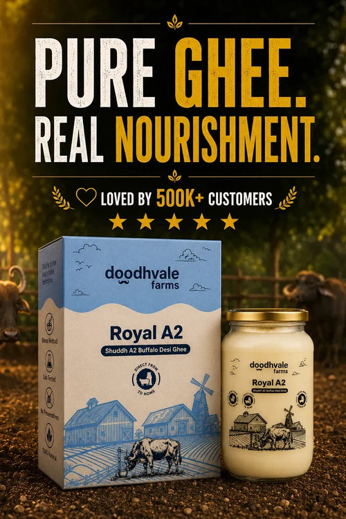 Royal A2 Buffalo Desi Ghee - (900 ML)