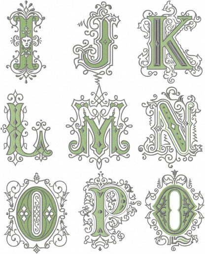 ROYAL AFFAIR  MONOGRAM FONT