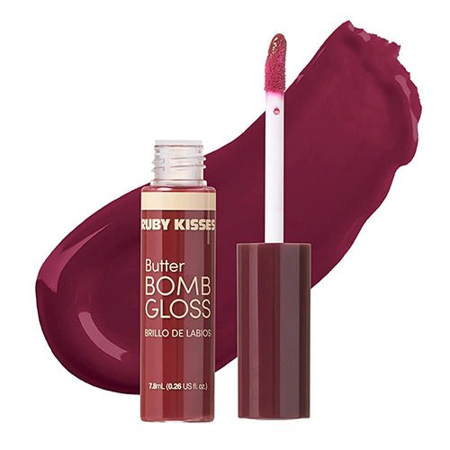 Ruby Kisses Butter Bomb Gloss Non-Sticky Lip Gloss 0.26oz/ 7.8ml - ikatehouse
