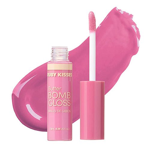 Ruby Kisses Butter Bomb Gloss Non-Sticky Lip Gloss 0.26oz/ 7.8ml - ikatehouse