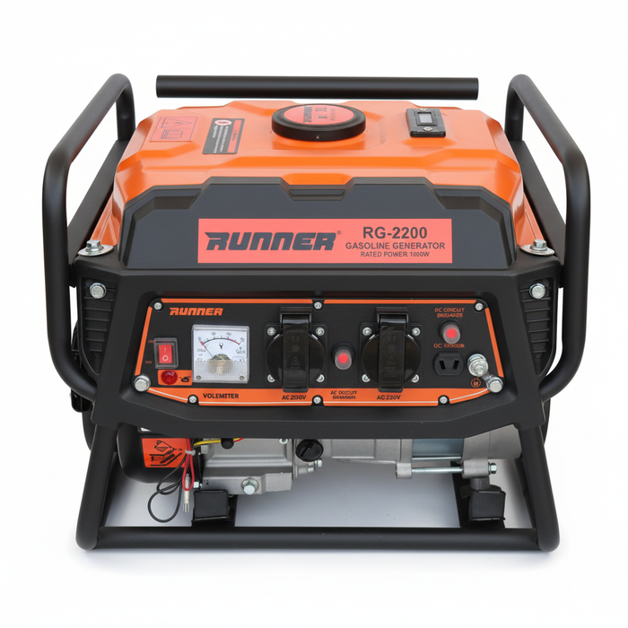 Runner RG-2200 1KVA Gasoline Generator – white background
