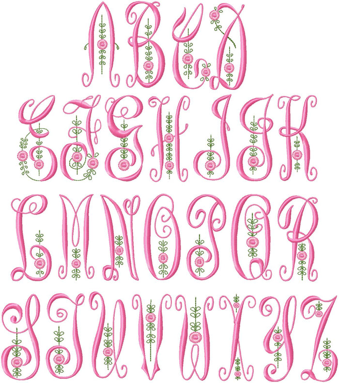 SALLY MONOGRAM FONT