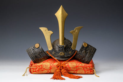 Samurai Helmet -Black Kusunoki Masashige Helmet-