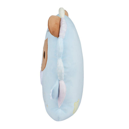 San-X Original Chairoikoguma Plays With Dino Flat Mochi Series Plush Pastel Blue